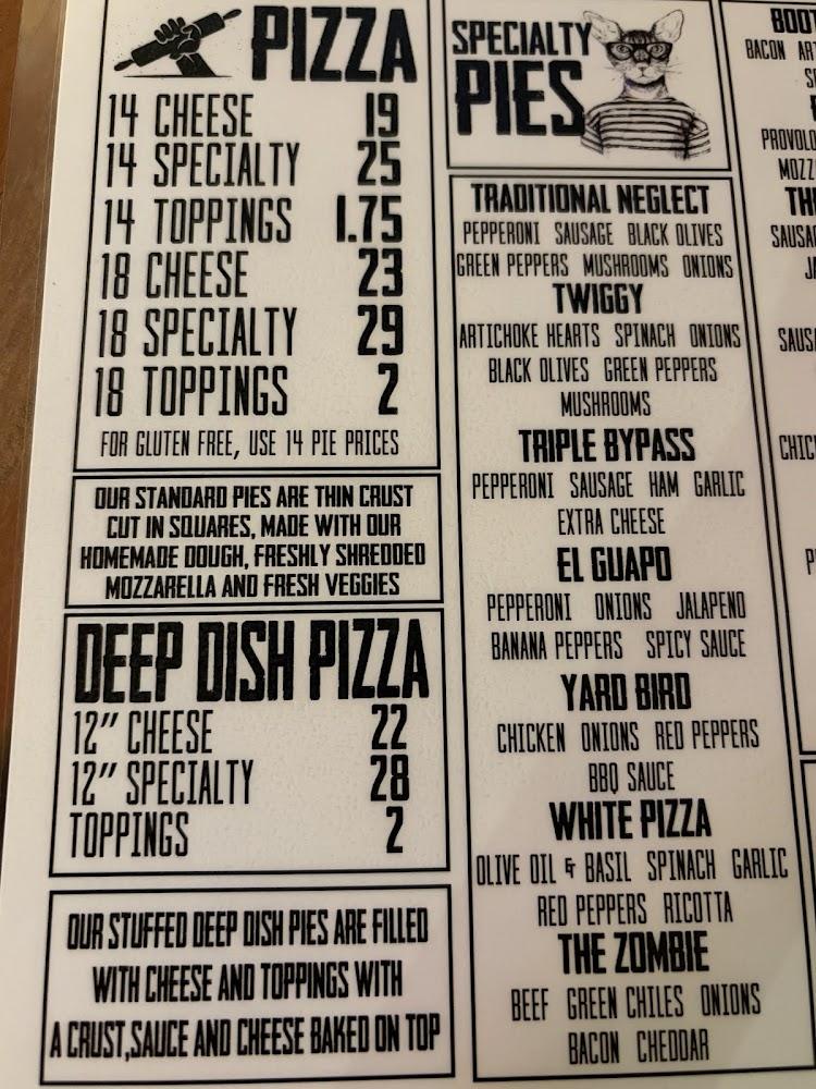 Hogback Pizza Menu image 1